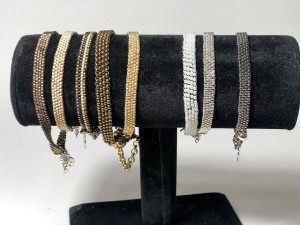 braccialetti peyote oro argento